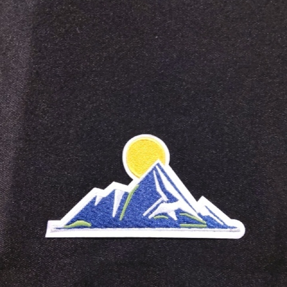 Mountain Sunrise Patch Iron On
